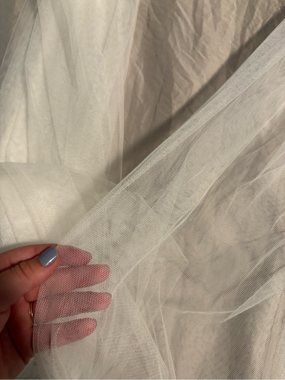 Simple Cathedral Length Veil - Picture 3 of 3